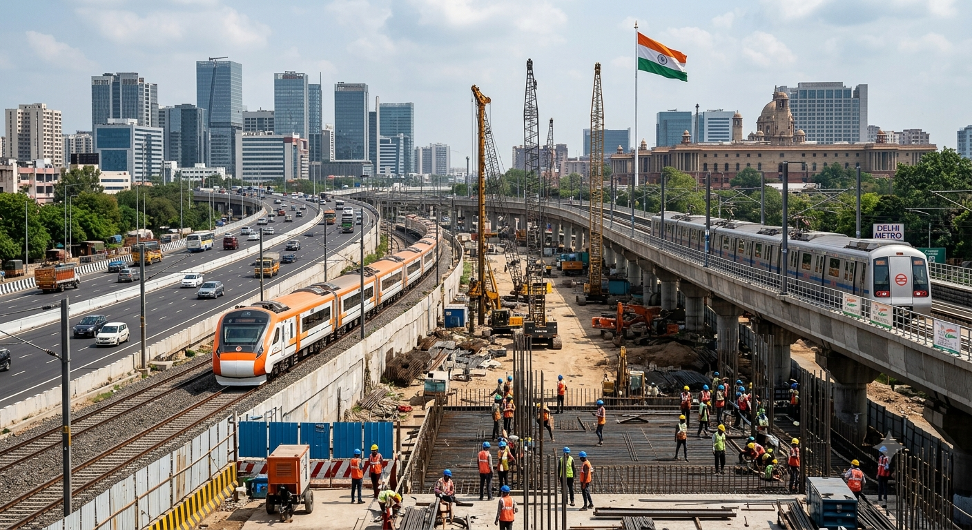 राष्ट्रीय स्तर पर विकास परियोजनाओं को मिली नई गति, बुनियादी ढांचे पर बढ़ा जोर